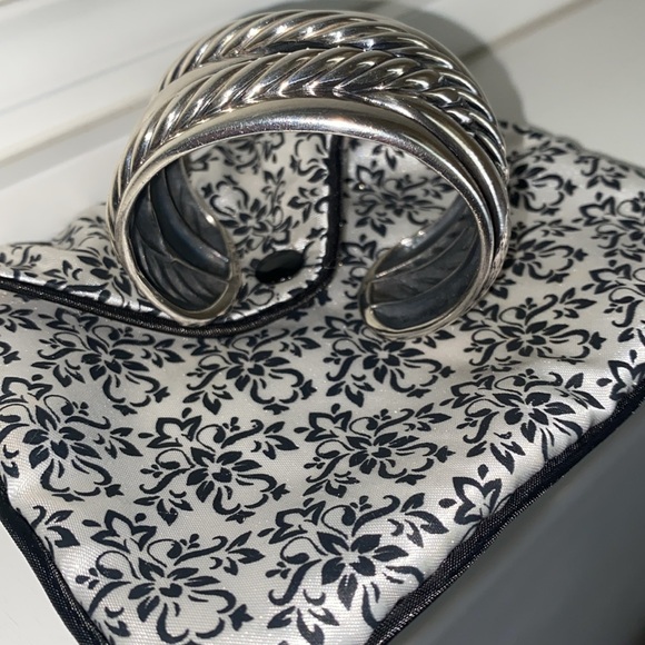 DAVID YURMAN Silver Twisted Cuff Bracelet. Ready to let it go. TODAY & TOMORROW - Picture 2 of 6